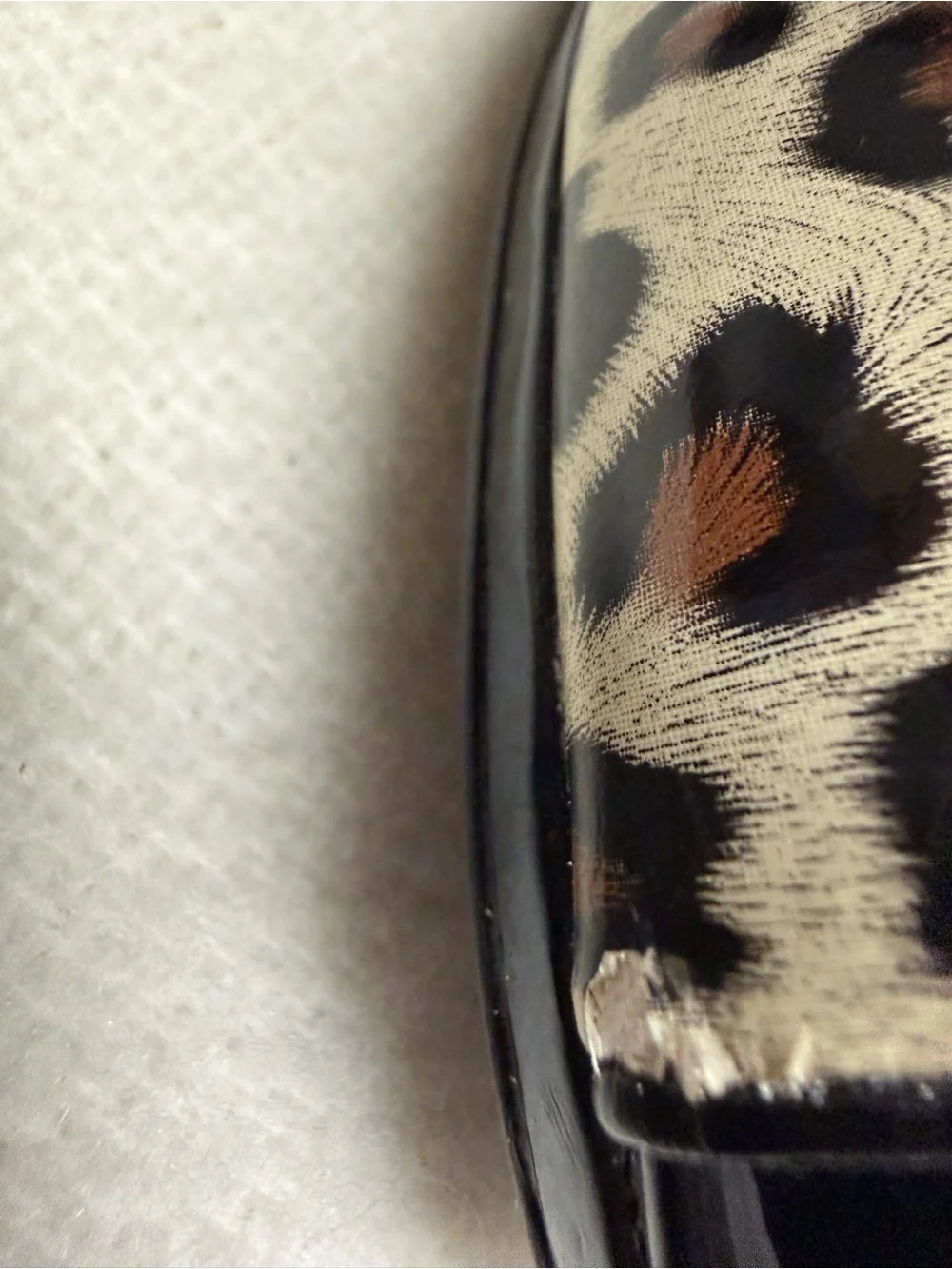 Steve Madden Leopard Print Peep-Toe Lace-Up Heels - Black & Brown